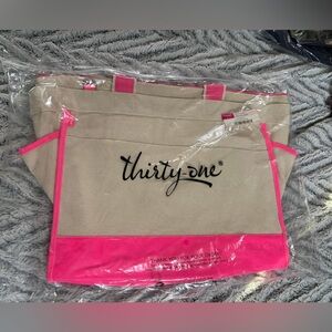 Thirty-One Canvas Boat Tote